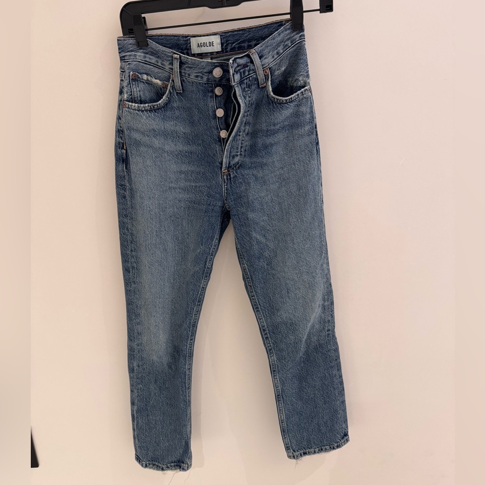 Agolde Riley crop. Size 23 100% cotton